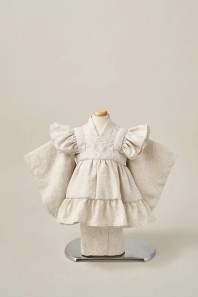 Petit Pri　女児ベビー被布エプロン